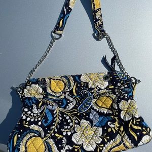 Vera Bradley Ellie Blue Shoulder Bag Purse